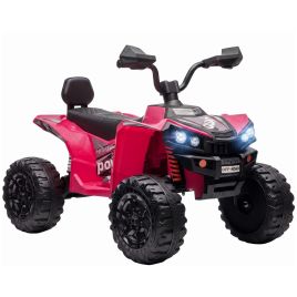 CHASEPOINT 24V Two-Seater Electric Quad Bike for Kids - Pink