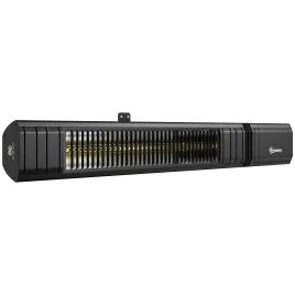 BREEZEWORTH 2000W Infrared Patio Heater with App and Remote Control - Black