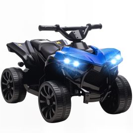 AURATON 6V Kids Electric ATV with Music and LED Headlights - Blue