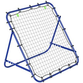 CLAYSTONE Adjustable Rebounder Net for Sports Training - Blue