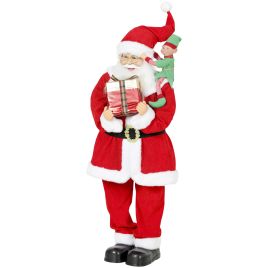 ATLASPOINT 4ft Singing and Dancing Santa with Gift Box - Red