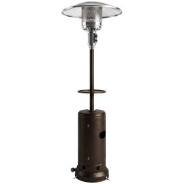 BREEZEMOOR 13kW Gas Patio Heater with Table Tray - Brown