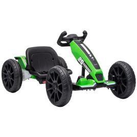 CEDARLEY 12V Kids Electric Go-Kart with Adjustable Seat - Green