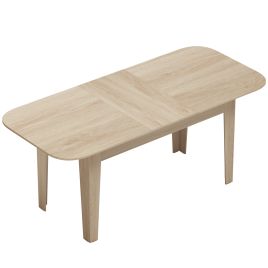 BLYFORD Extendable Oval Dining Table for 46 - Oak
