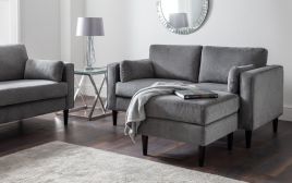 Hayward 2 Seater Sofa - Grey Chenille
