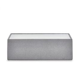 Rohe Wool Effect Fabric Coffee Table - Grey