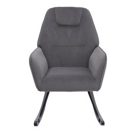 Cozy Grey Nursery Rocking Chair - Grey