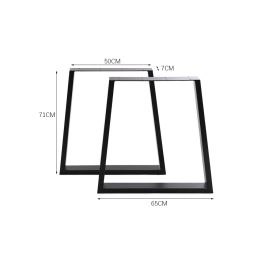 Steel DIY Furniture Legs Set - 2 Table Legs"