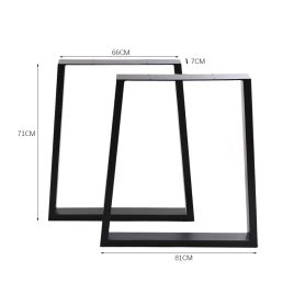 Industrial Set of 2 Table Legs DIY Steel Furniture Legs