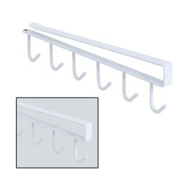 6 Hooks Kitchen Hanging Hook Rack Holder 26X3CM