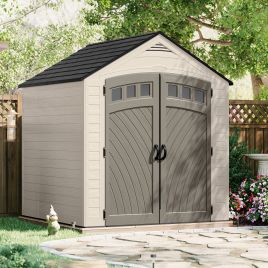 LORNVALE Garden Shed 7x7 - Cream