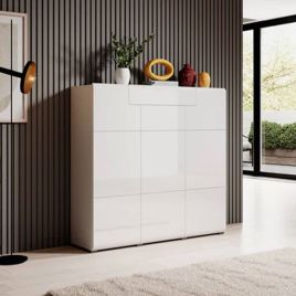 Echo Eden Display Sideboard with 3 Doors and 1 Drawer - White