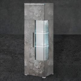 Nomadic Nouveau Tall Display Cabinet - Schiefer