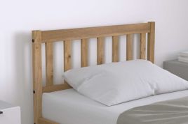 Lisbon Oak Finish Solid Pine Bed Frame - Standard Double 4ft6