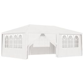 Professional Party Tent with Side Walls 4x6 m White 90 gm