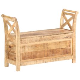 Hall Bench 103x33x72 cm Solid Mango Wood