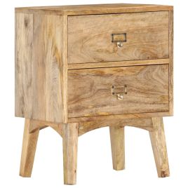 Bedside Table - PARRY Dan Nightstand Natural 40cm