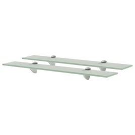Floating Shelves 2 pcs Glass 60x20 cm 8 mm