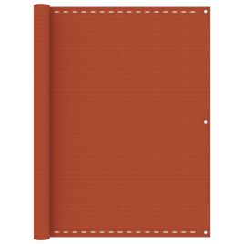 Balcony Screen Orange 120x500 cm HDPE