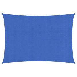 Sunshade Sail 160 g/m2 Blue 2.5x4.5 m HDPE