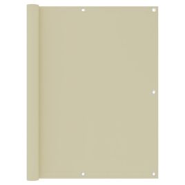 Balcony Screen Cream 120x500 cm Oxford Fabric