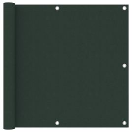 Balcony Screen Dark Green 90x300 cm Oxford Fabric