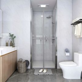 Shower Door Clear ESG 101x190 cm