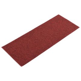 Self-adhesive Stair Mats Rectangular 15 pcs 60x25 cm Red