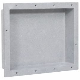 Shower Niche Matt Grey 41x51x10 cm