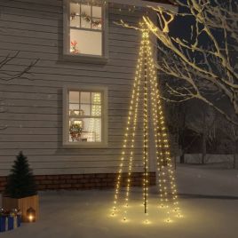 Faune Christmas Tree Spike Warm White 310 LEDs 300cm