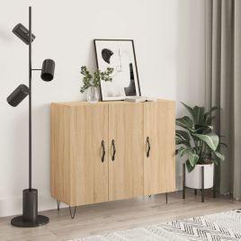 Sideboard Sonoma Oak 90x34x80cm Engineered Wood