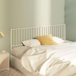 Metal Headboard White 180cm