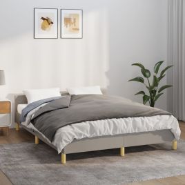 Weighted Blanket with Cover Grey 140x200 cm 6 kg Fabric