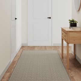 Carpet Runner Sisal Look Taupe 80x400 cm