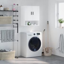 Wall Cabinet White 60x31x70cm Engineered Wood