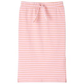 Kids' Straight Skirt with Stripes Pink 140