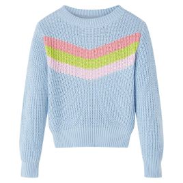 Kids' Sweater Knitted Blue 116