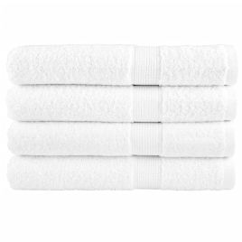 Premium Sauna Towels SOLUND 4pcs White 80x200cm 600gsm