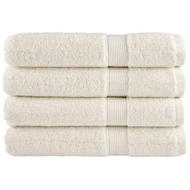 Premium Towels SOLUND 4 pcs Cream 100x200 cm 600 gsm