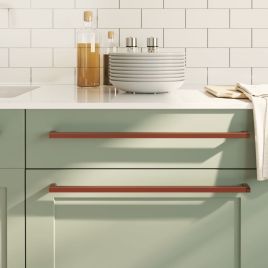 Cabinet Handles 5 Pcs Bronze 480mm Stainless Steel