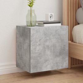 TV Wall Cabinet Concrete Grey 40.5x30x40 cm Engineered Wood