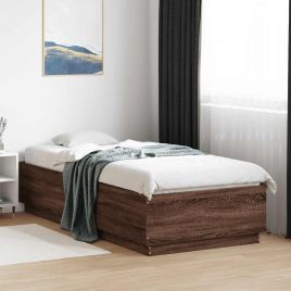 Bedframe Brown Oak 100x200cm