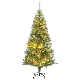 Briet 210cm Flocked Snow Tree with 300 LEDs