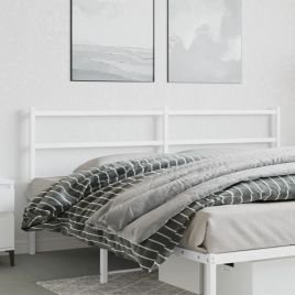 Metal Headboard White 180cm