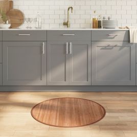 Rug Round Natural80 cm Bamboo