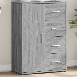 Sideboard Grey Sonoma 60x31x84 cm Engineered Wood