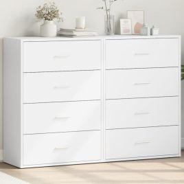 Sideboards 2 pcs White 60x31x84 cm Engineered Wood