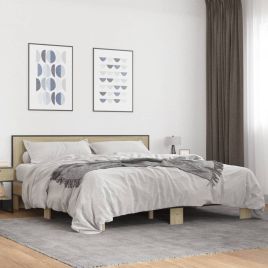Bedframe Sonoma Oak 200x200cm