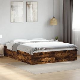 Bedframe Smoked Oak 150x200cm King Size