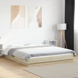 Bedframe Sonoma Oak 150x200cm King Size